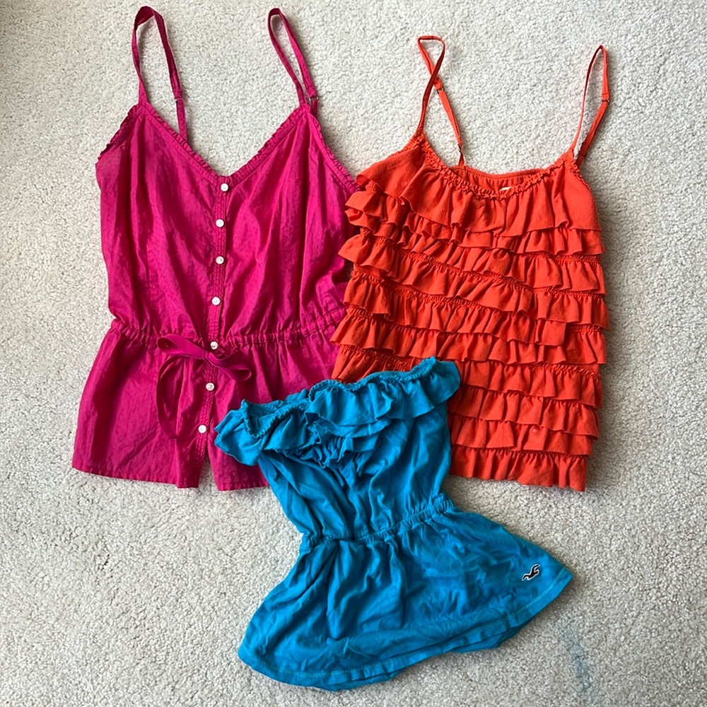 Set of 3 Y2K Tanks